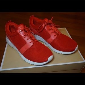 Michael Kors Coral Red Sneakers